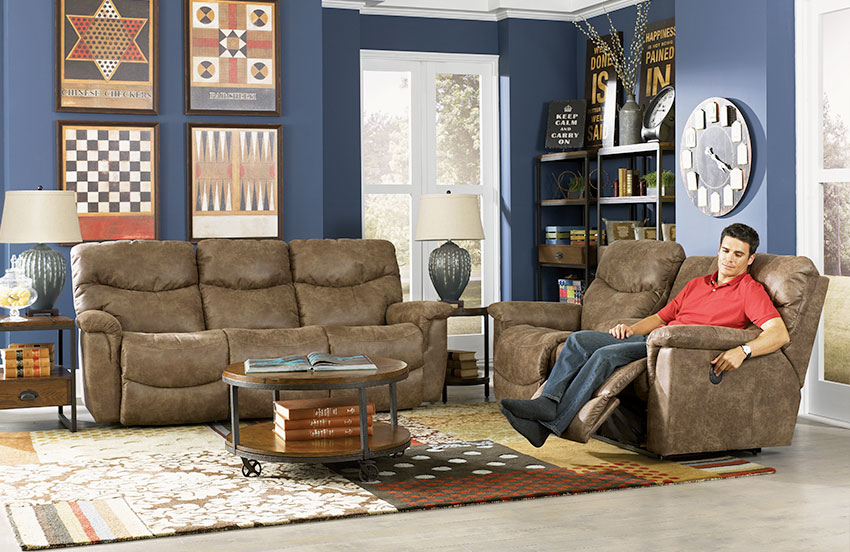 LaZBoy reclining sofa and recliner